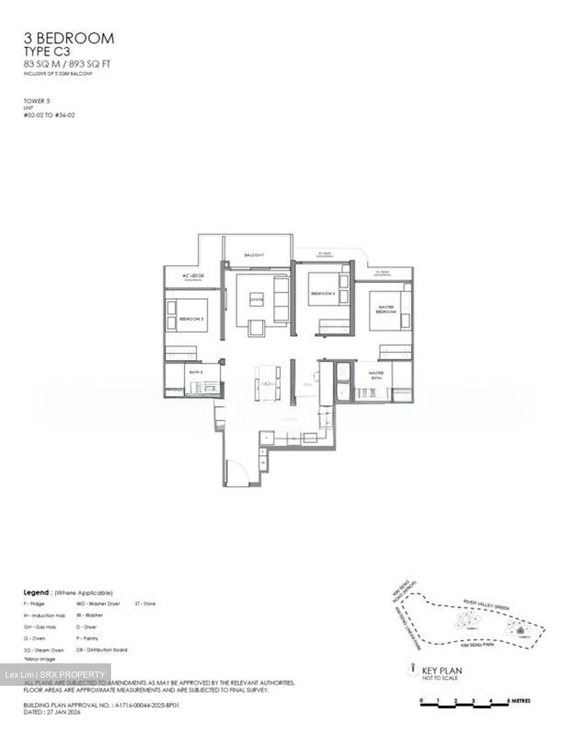 River Modern (D9), Apartment #550195021